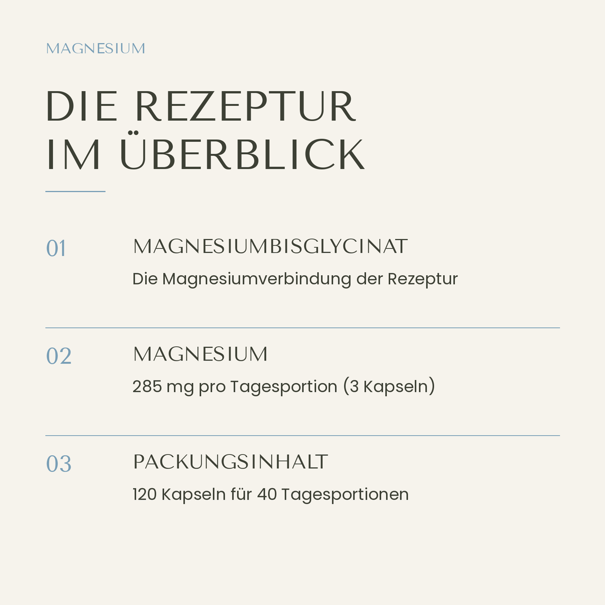 MAGNESIUM Kapseln